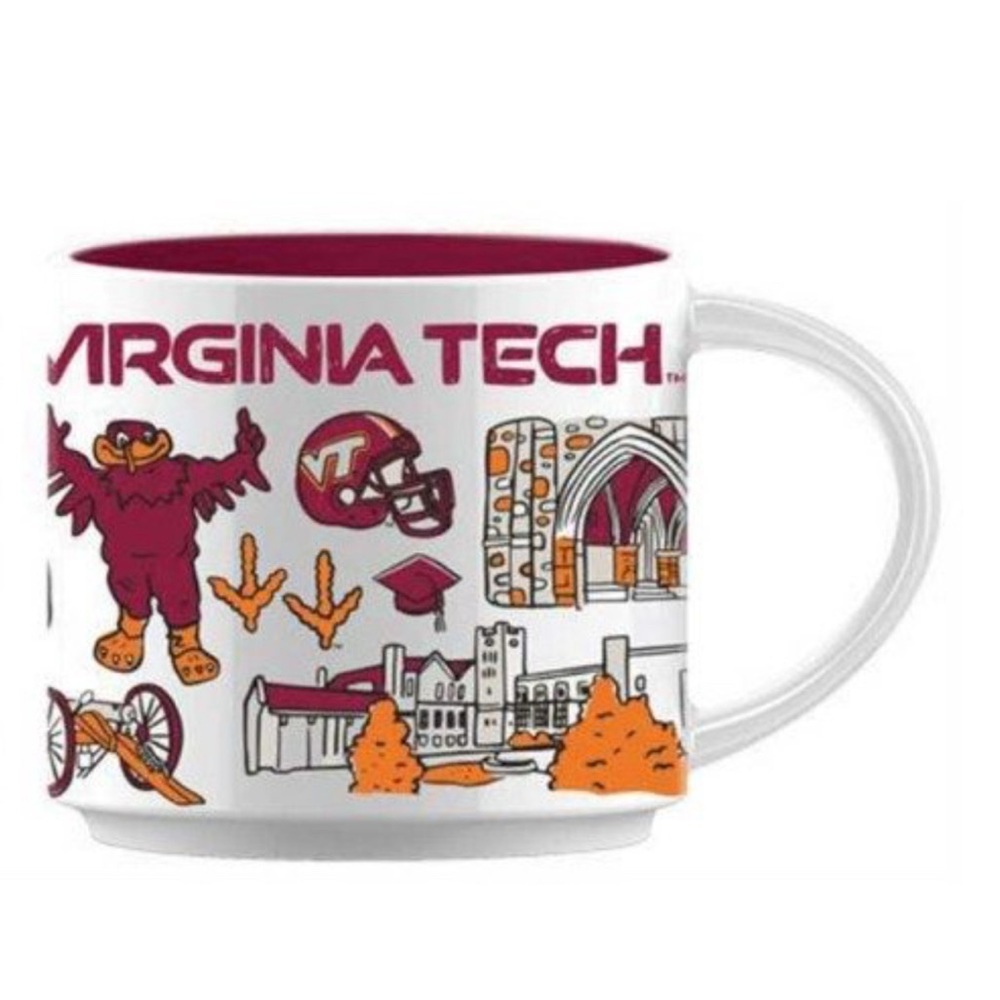 Virginia Tech Starbucks coffee mug NWT